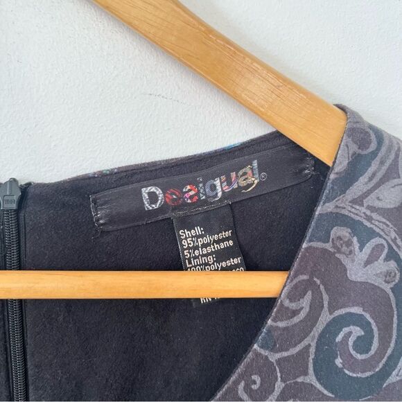 Desigual Multicolor Patchwork Boho Art to Wear Dress - Picture 6 of 10